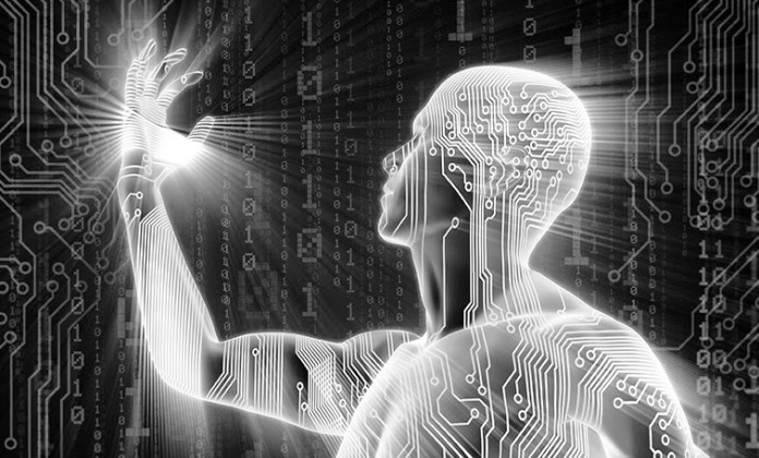 Human-Machine-Intelligence-Artificial-Prophecy-Technology-Singularity-Immortality-Hybrid-Merge-Genetics-DNA-Robotics-Future-Days-of-Noah-Existence-Mark-Beast-Image-Godlike